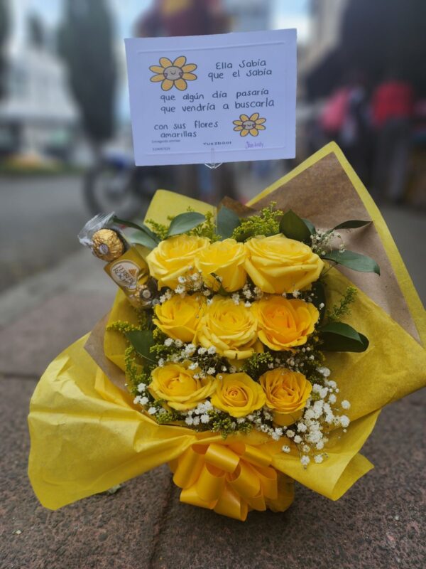 flores amarilla